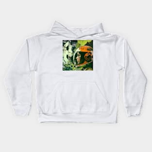 We Are Floating In Space - 98 - Sci-Fi Inspired Retro Artwork Kids Hoodie